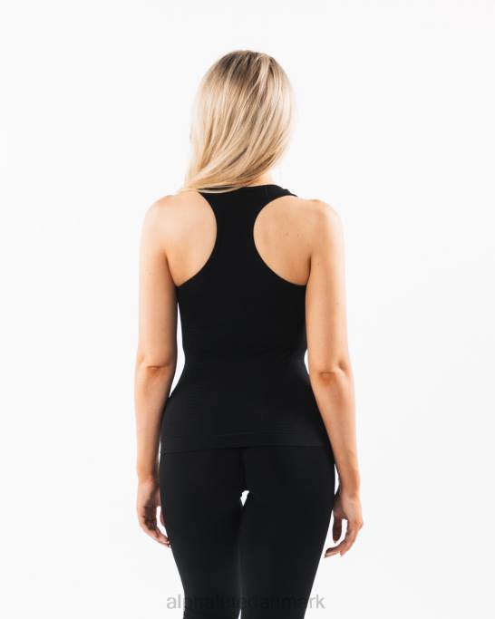 sømløs racerback tank Kvinder Alphalete J8D2164 tøj sort