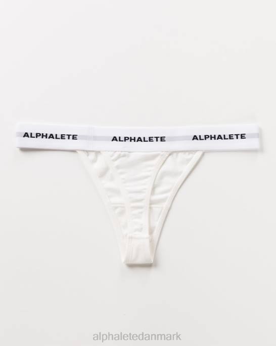 akut rem Kvinder Alphalete J8D2468 tøj hvid