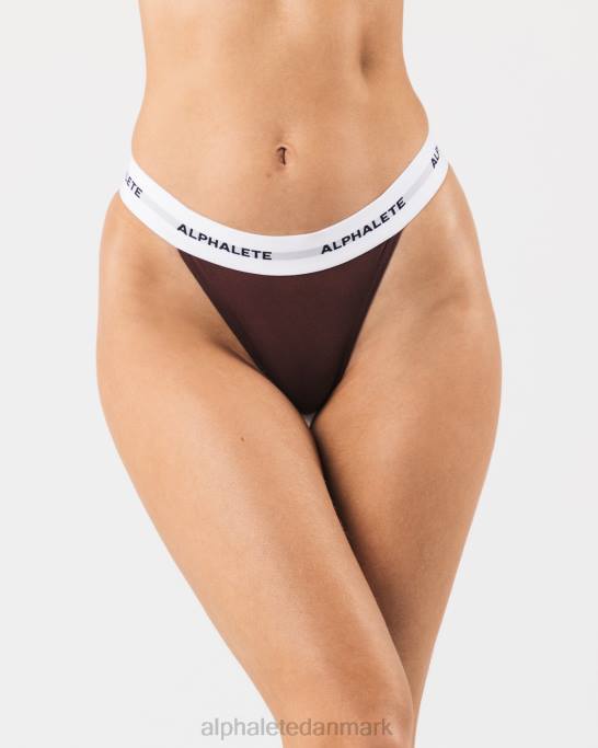 akut rem Kvinder Alphalete J8D2473 tøj sangria rød