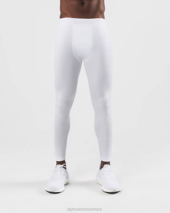 reform kompression legging Mænd Alphalete J8D2746 tøj hvid