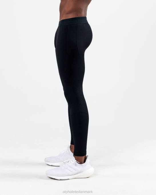 reform kompression legging Mænd Alphalete J8D2748 tøj sort