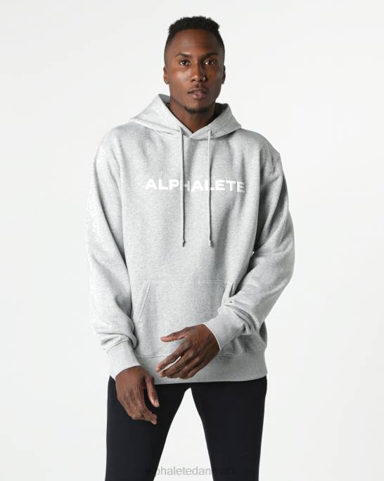 kerne hættetrøje Mænd Alphalete J8D2640 tøj gråmeleret