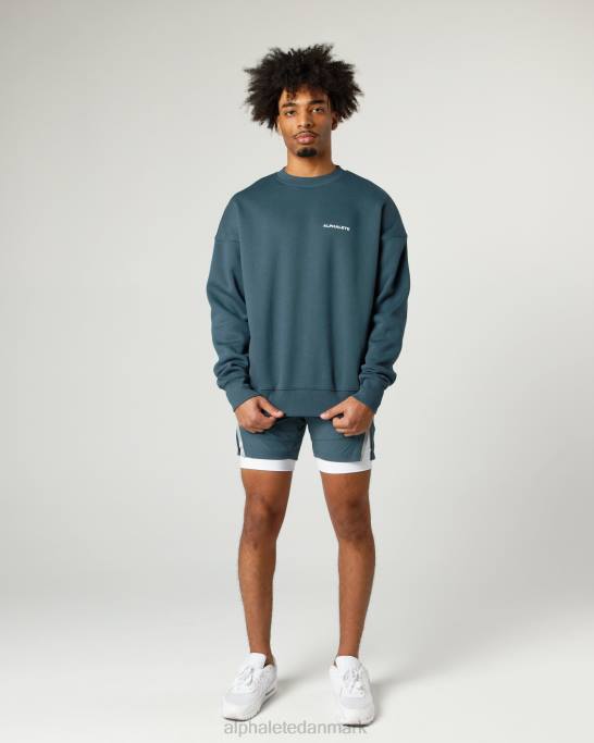 klassisk besætning Mænd Alphalete J8D2632 tøj havblåt