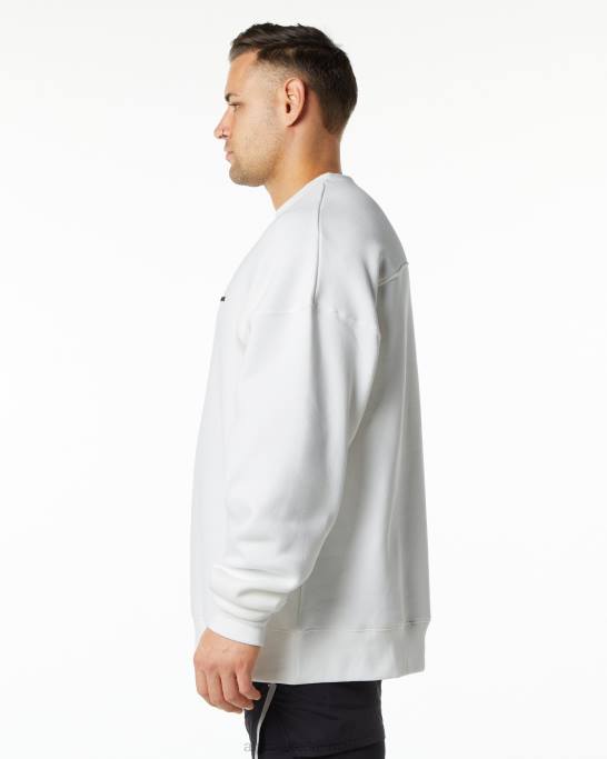 klassisk besætning Mænd Alphalete J8D2647 tøj hvid