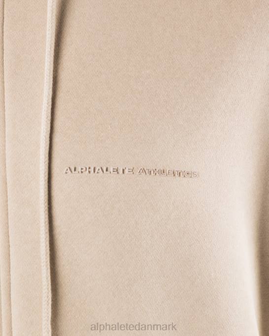 original jakke med fuld lynlås Mænd Alphalete J8D2610 tøj havsalt brun