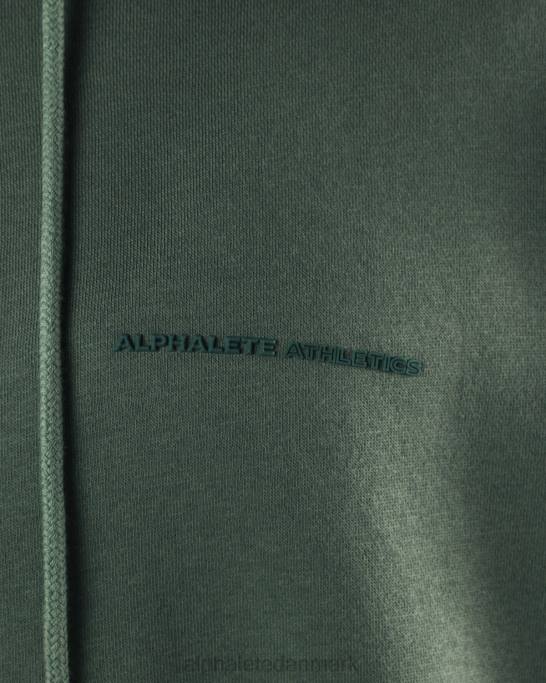 original jakke med fuld lynlås Mænd Alphalete J8D2613 tøj fredfyldt grøn