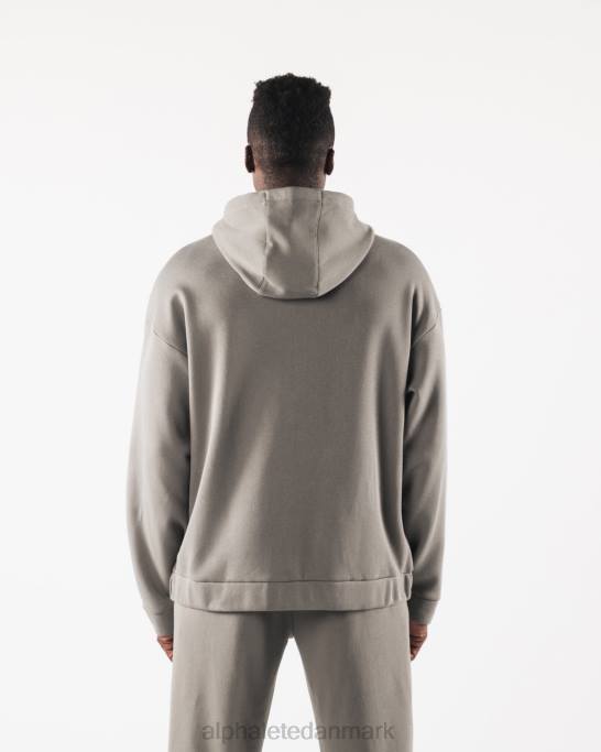 original jakke med fuld lynlås Mænd Alphalete J8D2614 tøj sterling grå