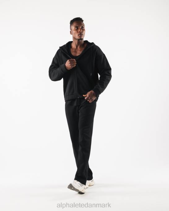 original jakke med fuld lynlås Mænd Alphalete J8D2615 tøj sort