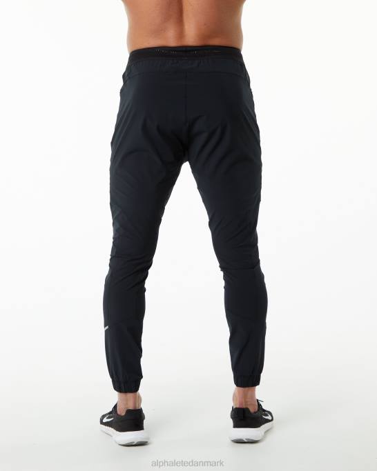 studie bukser Mænd Alphalete J8D2742 tøj sort/sølv