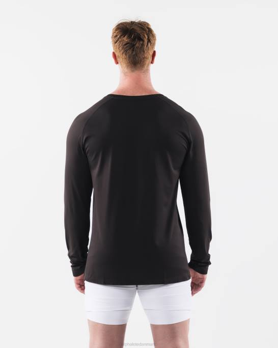 aa airtech ls t-shirt Mænd Alphalete J8D2521 tøj småsten brun