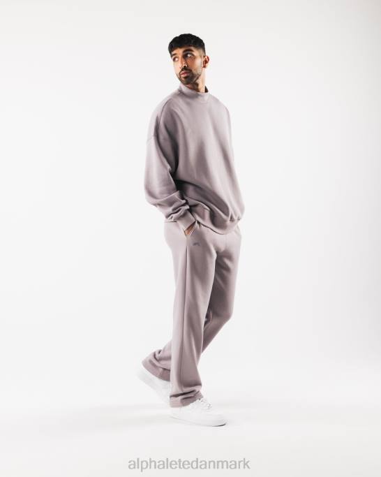 oprindelse mock neck ls Mænd Alphalete J8D2751 tøj rosenvand pink