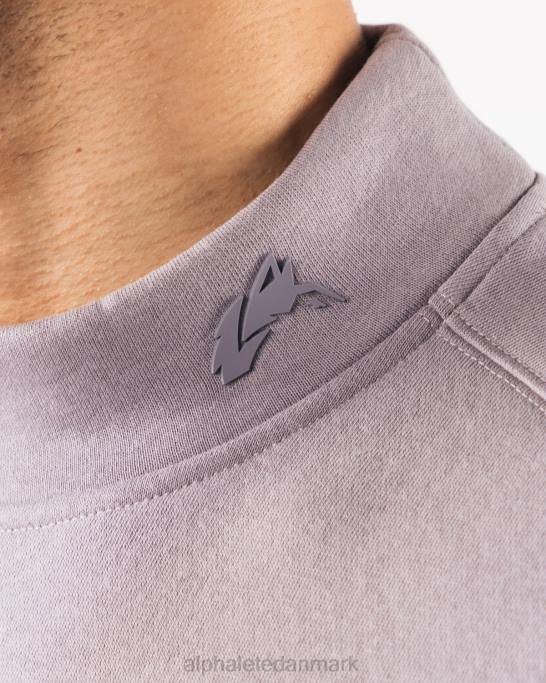 oprindelse mock neck ls Mænd Alphalete J8D2751 tøj rosenvand pink