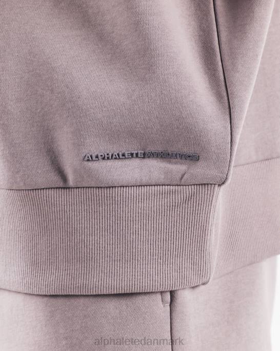 oprindelse mock neck ls Mænd Alphalete J8D2751 tøj rosenvand pink