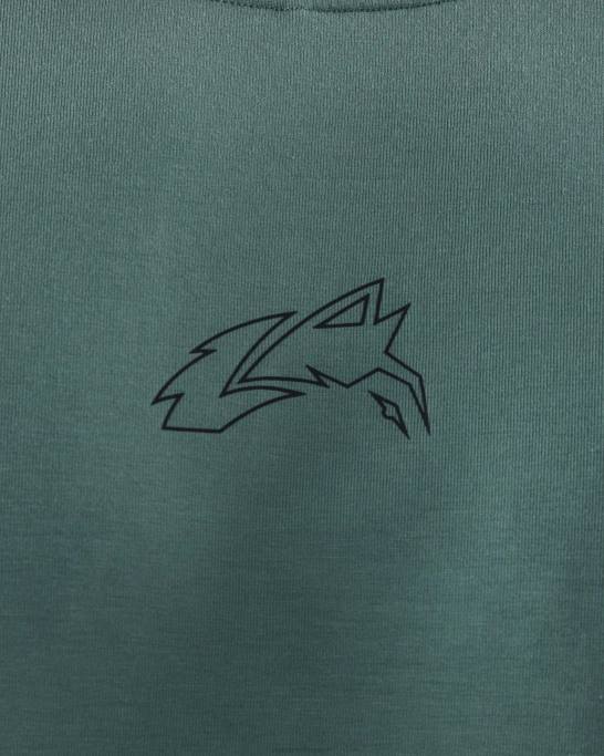 ulvehoved er t-shirt Mænd Alphalete J8D2500 tøj salvie grøn