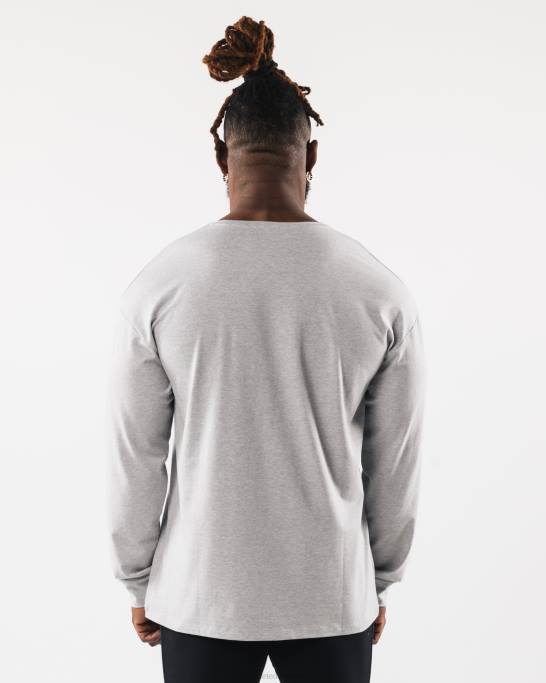 ulvehoved er t-shirt Mænd Alphalete J8D2543 tøj gråmeleret