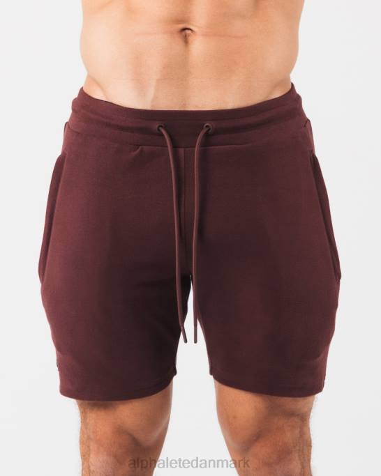 identitet kort 6" Mænd Alphalete J8D2677 tøj sangria rød