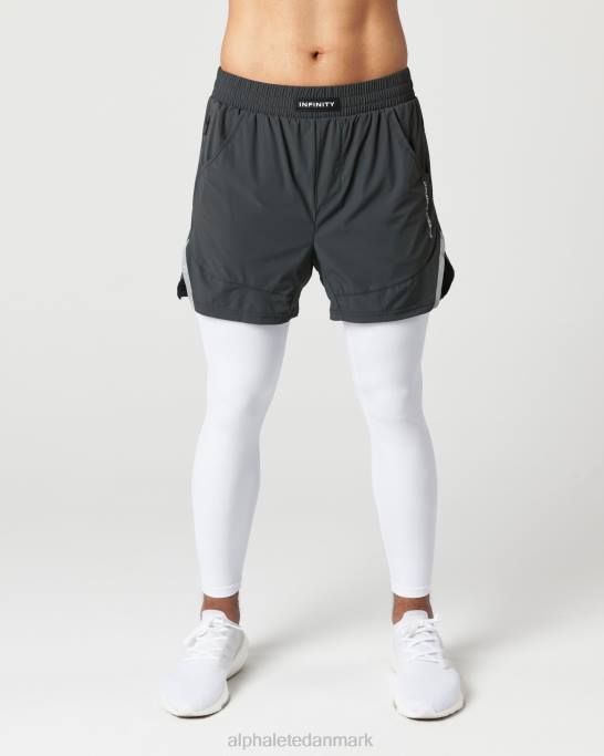 infinity 2-i-1 hastighed kort 5,5" Mænd Alphalete J8D2692 tøj skygge grå