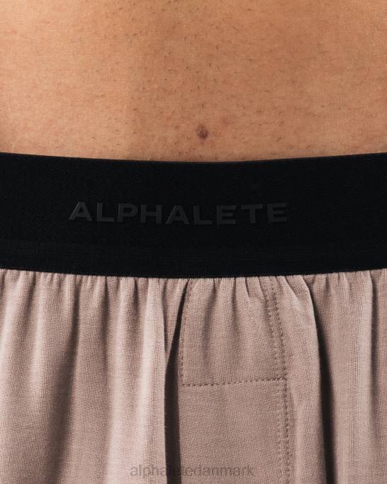 lounge kort Mænd Alphalete J8D2656 tøj mokka brun