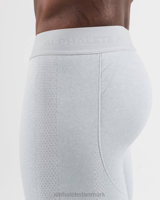 reform kompression kort Mænd Alphalete J8D2653 tøj grå