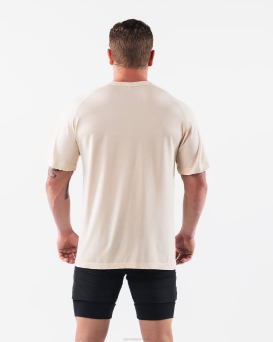 aa airtech t-shirt Mænd Alphalete J8D2510 tøj beige brun