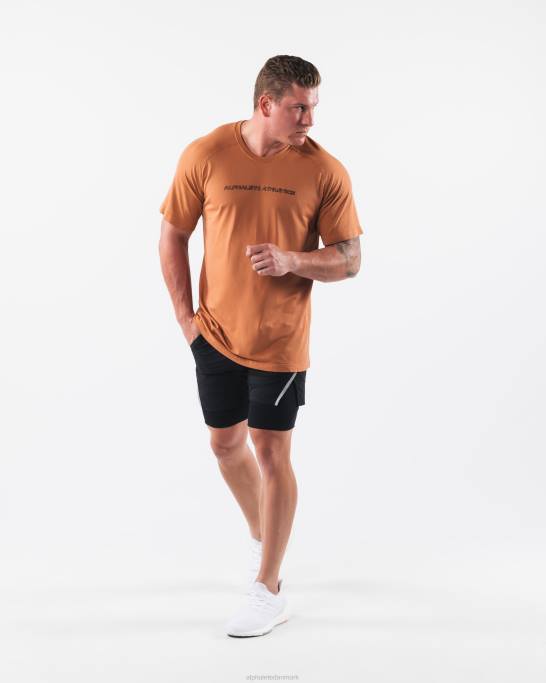 aa airtech t-shirt Mænd Alphalete J8D2512 tøj legeret orange