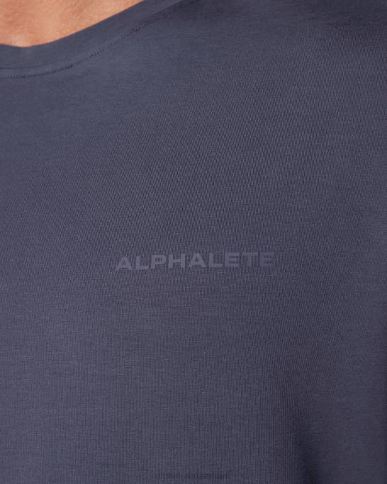 klassisk t-shirt Mænd Alphalete J8D2555 tøj dæmpet lilla