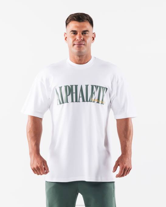 republik t-shirt Mænd Alphalete J8D2489 tøj hvid