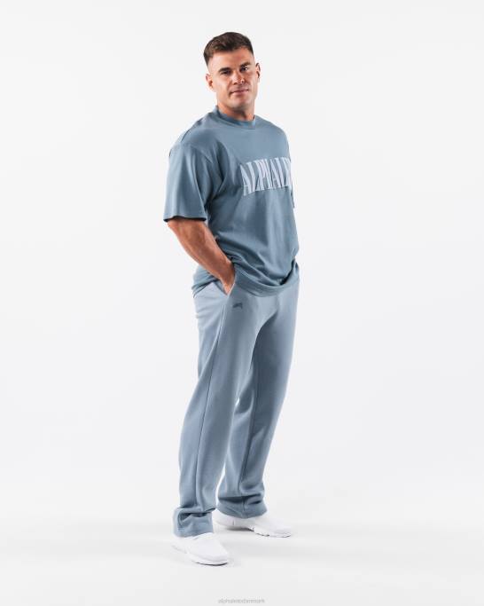 republik t-shirt Mænd Alphalete J8D2498 tøj azul blå