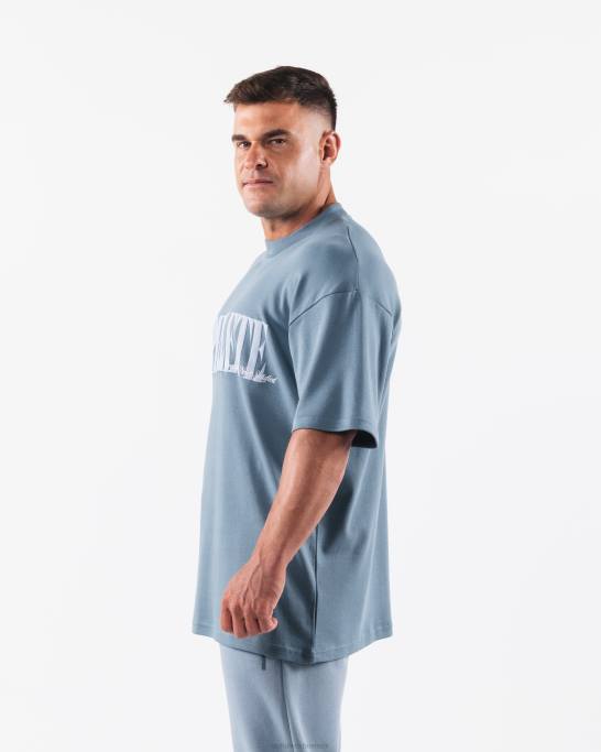 republik t-shirt Mænd Alphalete J8D2498 tøj azul blå