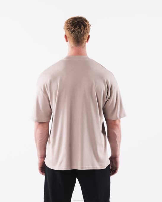 republik t-shirt Mænd Alphalete J8D2503 tøj atmosfære brun