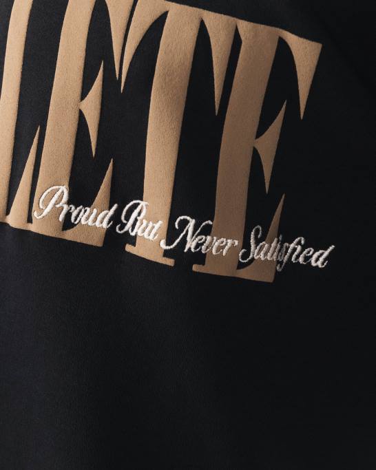 republik t-shirt Mænd Alphalete J8D2506 tøj sort