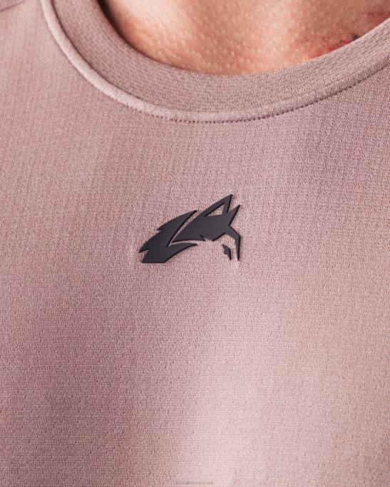 wolf head airtech t-shirt Mænd Alphalete J8D2514 tøj porcelæn brun