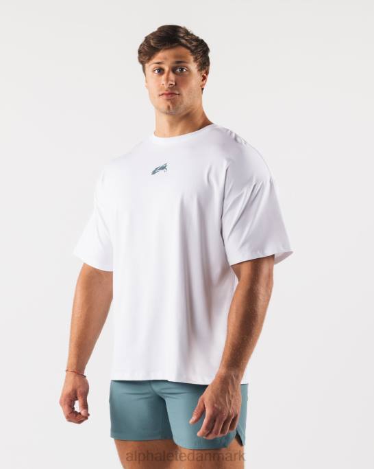 wolf head paisley print t-shirt Mænd Alphalete J8D2525 tøj hvid