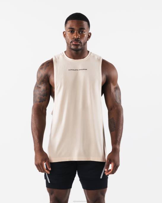 aa airtech cutoff Mænd Alphalete J8D2571 tøj beige brun