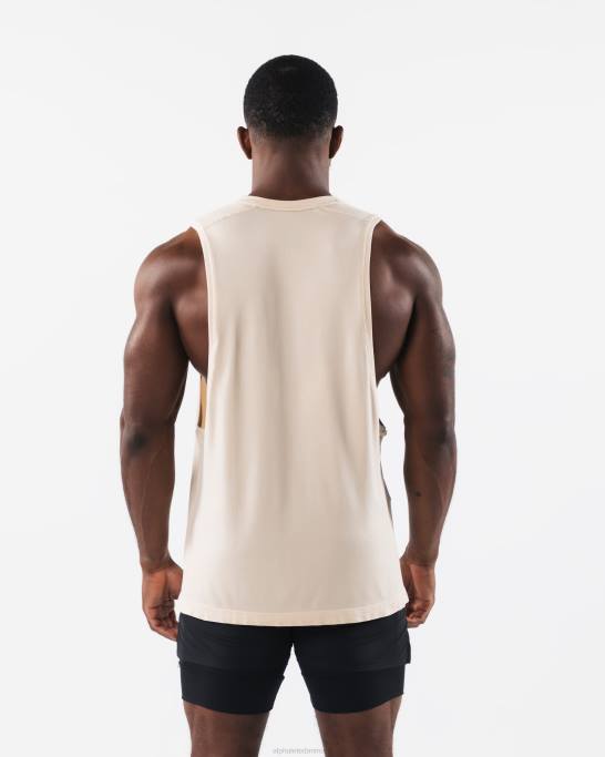 aa airtech cutoff Mænd Alphalete J8D2571 tøj beige brun
