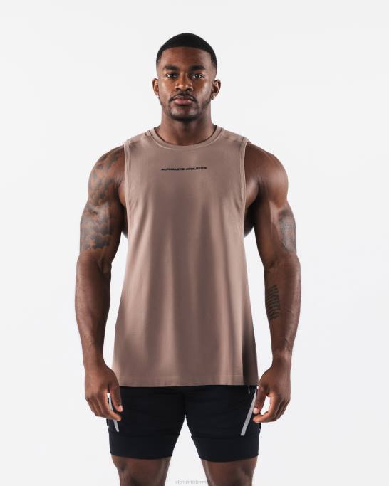 aa airtech cutoff Mænd Alphalete J8D2574 tøj cremet beige brun