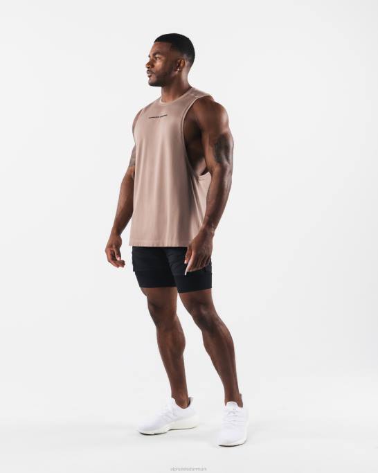 aa airtech cutoff Mænd Alphalete J8D2574 tøj cremet beige brun