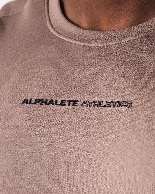 aa airtech cutoff Mænd Alphalete J8D2574 tøj cremet beige brun