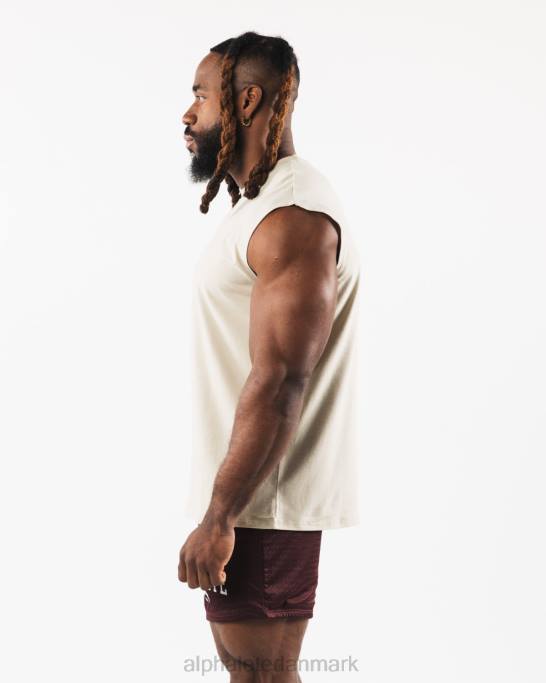 børstet ulv hoved muskel tank Mænd Alphalete J8D2584 tøj havskal brun