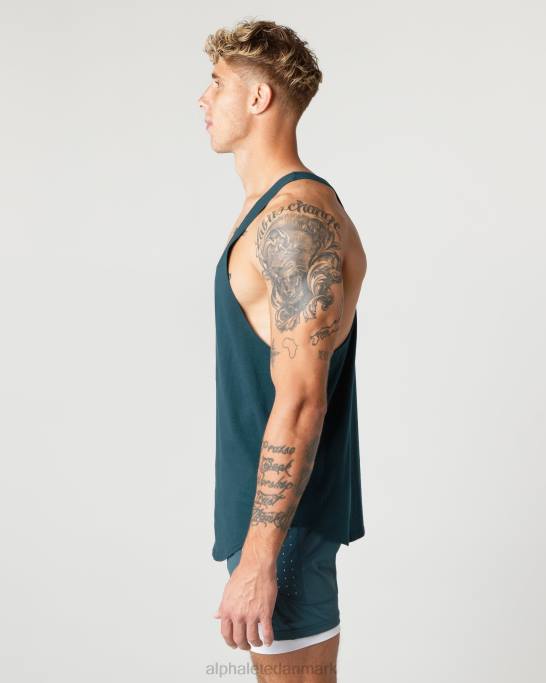 kraftig bomulds kernestreng Mænd Alphalete J8D2598 tøj midnatsblå