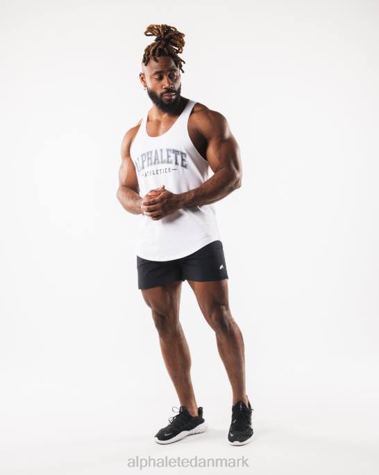 paisley print råskåret tank Mænd Alphalete J8D2578 tøj hvid