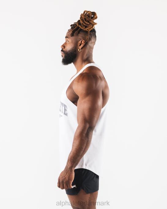 paisley print råskåret tank Mænd Alphalete J8D2578 tøj hvid