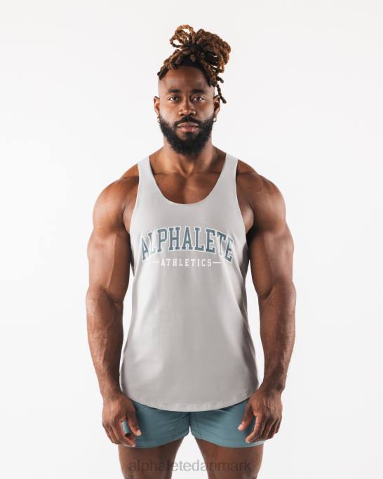 paisley print råskåret tank Mænd Alphalete J8D2581 tøj atletisk grå
