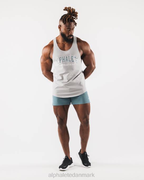 paisley print råskåret tank Mænd Alphalete J8D2581 tøj atletisk grå