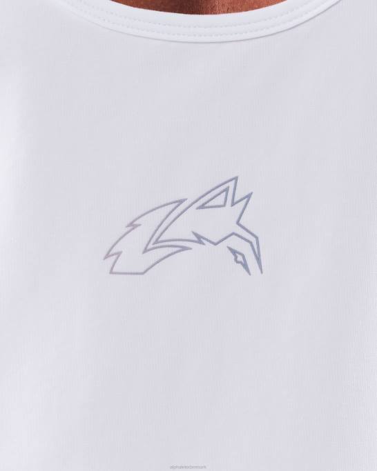 ulv hovedstrenger Mænd Alphalete J8D2558 tøj hvidt/stille vand