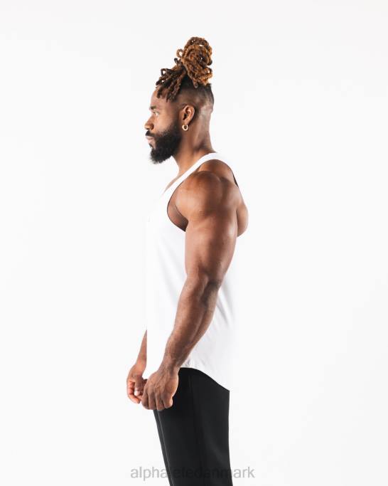 ulvehoved tank Mænd Alphalete J8D2563 tøj hvid/tin