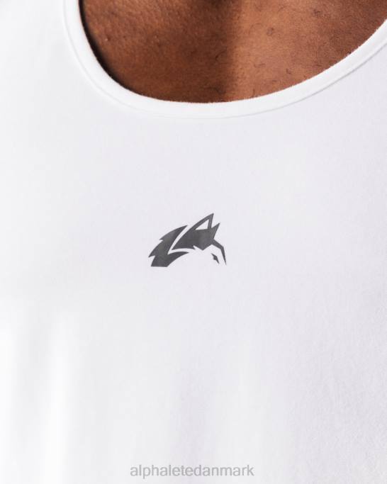 ulvehoved tank Mænd Alphalete J8D2563 tøj hvid/tin