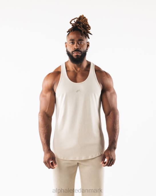 ulvehoved tank Mænd Alphalete J8D2564 tøj havsalt brun
