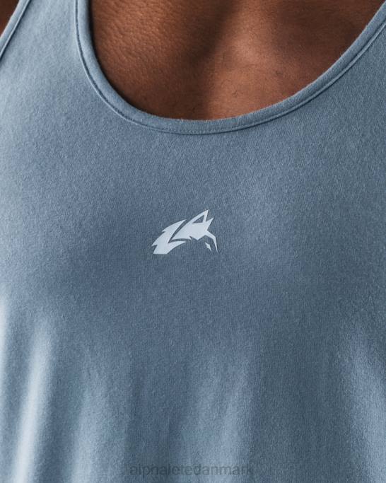 ulvehoved tank Mænd Alphalete J8D2566 tøj gletsjerblå