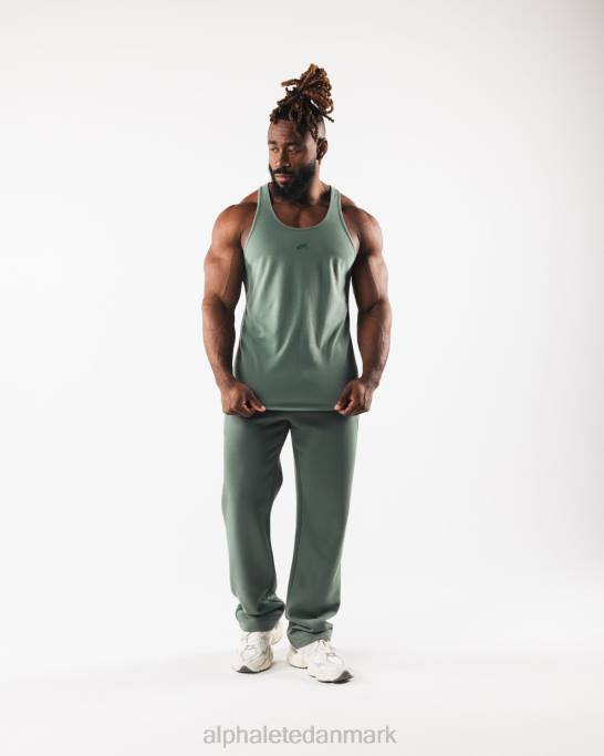 ulvehoved tank Mænd Alphalete J8D2567 tøj salvie grøn